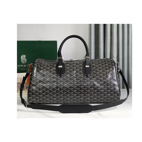 Goyard Boston 45 bag in Black Goyardine Canvas Goyard Boston 45 bag in Black Goyardine Canvas