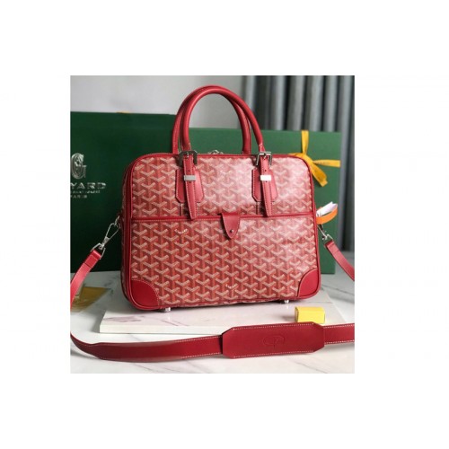 Goyard Ambassade MM Document Case bag in Red Goyardine Canvas Goyard Ambassade MM Document Case bag in Red Goyardine Canvas