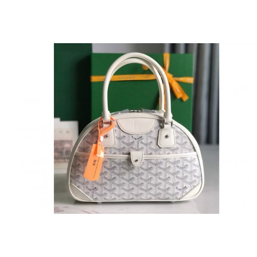 Goyard vintage mini bowling bag in White Goyardine Canvas Goyard vintage mini bowling bag in White Goyardine Canvas