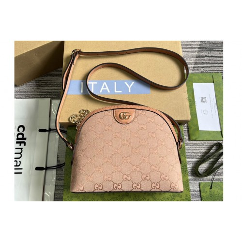 Gucci Ophidia small shoulder bag in Pink canvas
