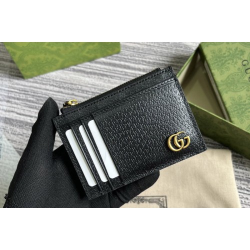 Gucci Signature Card Case in Black Leather Gucci Signature Card Case in Black Leather