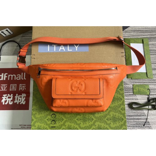 Gucci jumbo belt bag in Orange jumbo leather Gucci jumbo belt bag in Orange jumbo leather