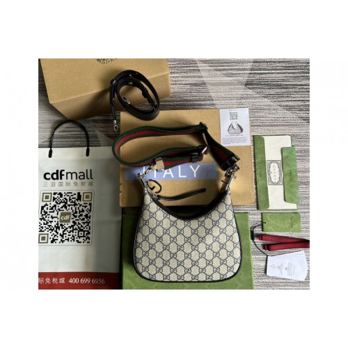Gucci Attache small shoulder bag in Beige and ebony Supreme canvas Gucci Attache small shoulder bag in Beige and ebony Supreme canvas
