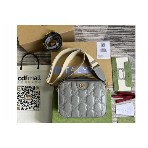 Gucci Matelasse leather small bag in Gray Matelasse leather Gucci Matelasse leather small bag in Gray Matelasse leather