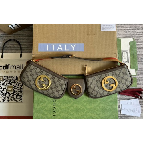 Gucci Blondie mini belt bag in Beige and ebony Supreme canvas Gucci Blondie mini belt bag in Beige and ebony Supreme canvas