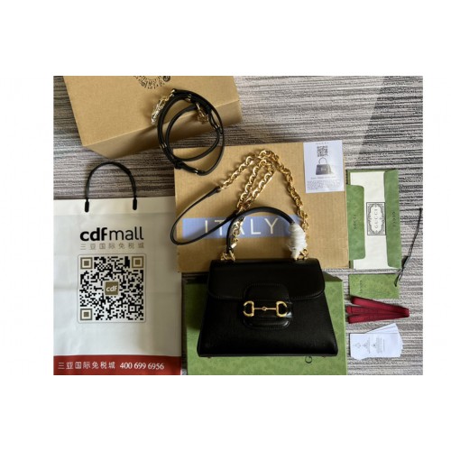 Gucci Horsebit 1955 mini bag in Black leather Gucci Horsebit 1955 mini bag in Black leather