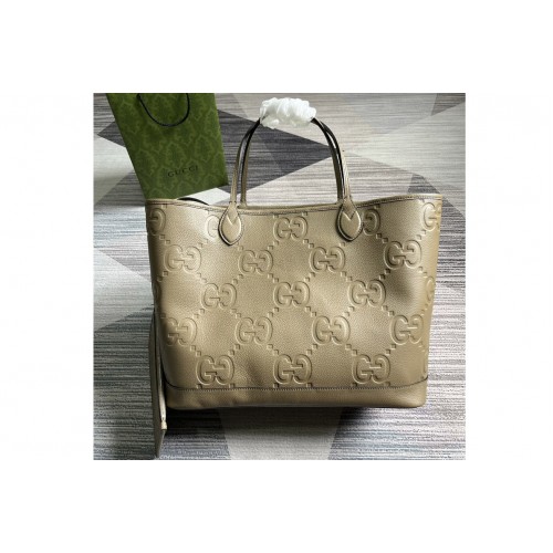 Gucci Jumbo Large Tote Bag in Green jumbo leather