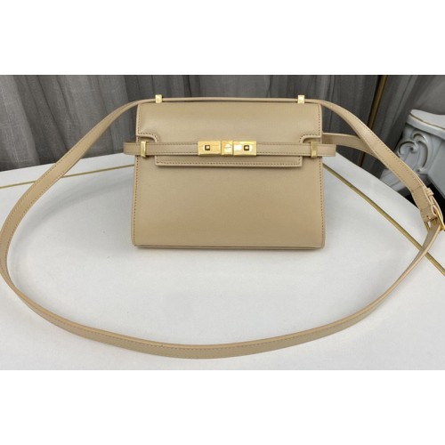YSL MANHATTAN MINI CROSSBODY BAG IN AGED VEGETABLE-TANNED LEATHER YSL MANHATTAN MINI CROSSBODY BAG IN AGED VEGETABLE-TANNED LEATHER