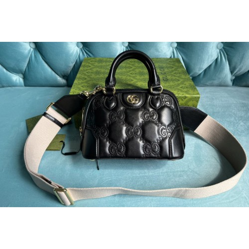 Gucci Matelasse Handbag in Black Matelasse leather Gucci Matelasse Handbag in Black Matelasse leather