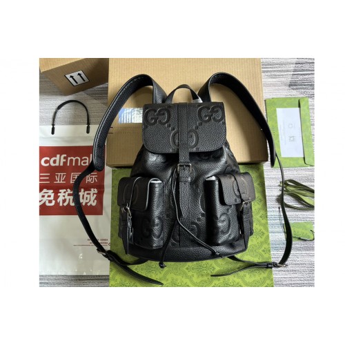 Gucci Jumbo Small Backpack in Black jumbo leather