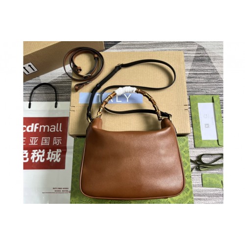 Gucci Diana Medium Shoulder Bag In Brown Leather Gucci Diana Medium Shoulder Bag In Brown Leather