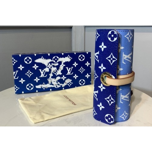 Louis Vuitton GI0374 Colored Pencils Pouch in Blue Monogram canvas