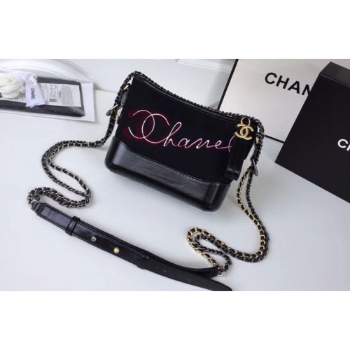 Chanel Original Leather Hobo Bag A93824 black