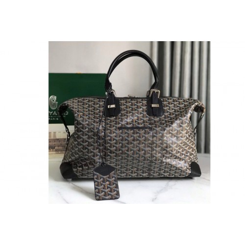 Goyard Bowling 45 bag in Black Goyardine Canvas & Cervon Calfskin Goyard Bowling 45 bag in Black Goyardine Canvas & Cervon Calfskin