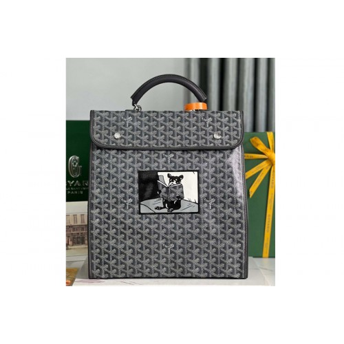 Goyard Saint Leger backpack in Gray Goyardine Canvas Goyard Saint Leger backpack in Gray Goyardine Canvas