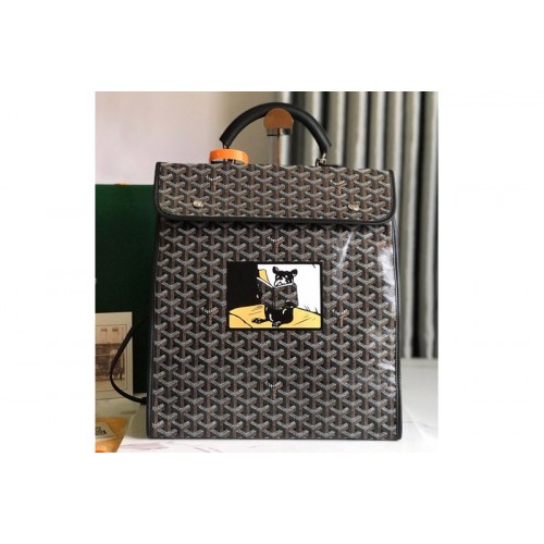 Goyard Saint Leger backpack in Black Goyardine Canvas Goyard Saint Leger backpack in Black Goyardine Canvas