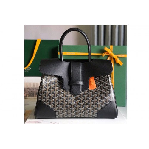 Goyard Saigon tote bag in Black Goyardine Canvas Goyard Saigon tote bag in Black Goyardine Canvas