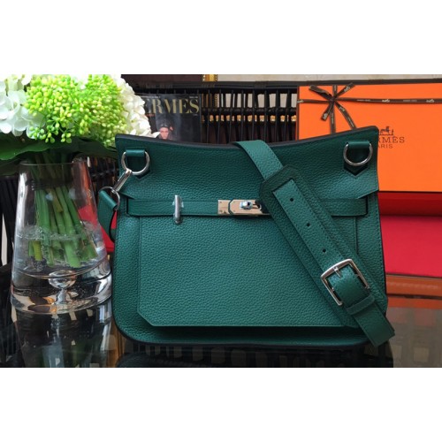 Hermes H061784 Jypsiere 28 bag in Green original taurillon Clemence leather