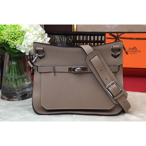 Hermes H061784 Jypsiere 28 bag in Gray original taurillon Clemence leather Hermes H061784 Jypsiere 28 bag in Gray original taurillon Clemence leather
