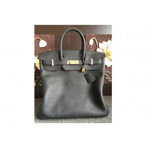 Hermes Sac Birkin HAC 40 Bag in Black Togo Leather Hermes Sac Birkin HAC 40 Bag in Black Togo Leather