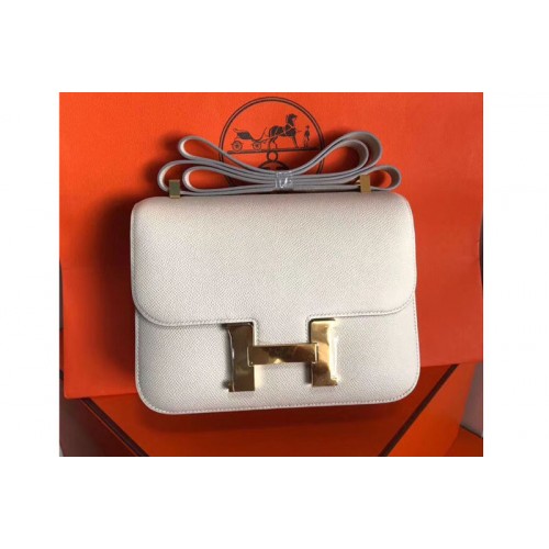 Hermes Constance 24cm Bag Original Epsom Leather Gold Craie
