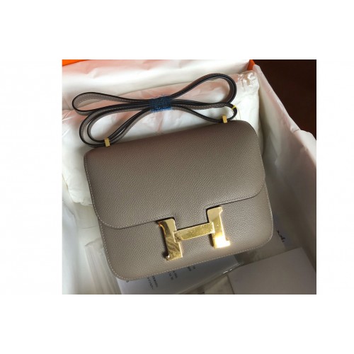 Hermes constance 18 Bag in Khaki Epsom Leather with Gold Buckle Hermes constance 18 Bag in Khaki Epsom Leather with Gold Buckle
