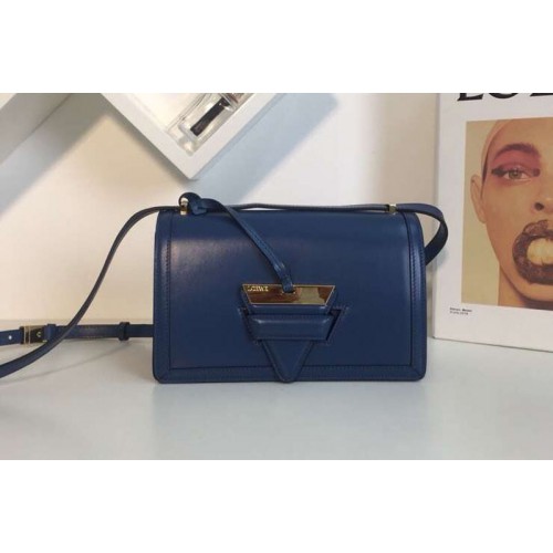 Loewe Barcelona Bag Boxcalf Leather Blue Loewe Barcelona Bag Boxcalf Leather Blue