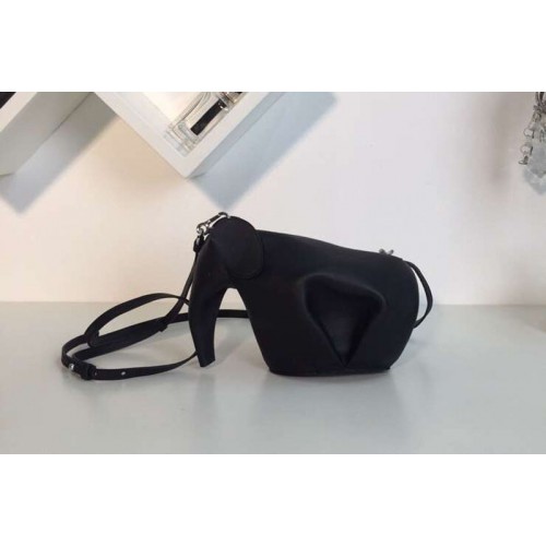 Loewe Elephant Mini Bag Classic Calf Leather Black