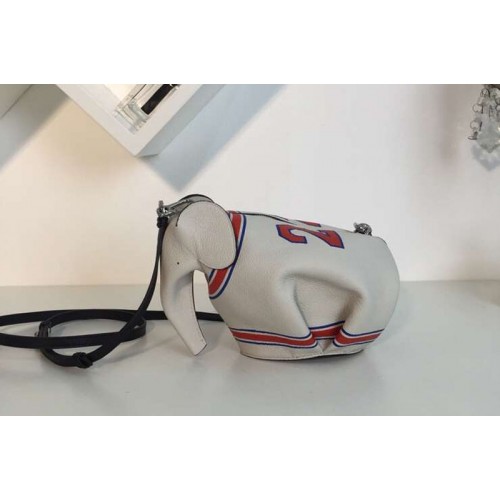 Loewe Elephant Mini Bag Classic Calf Leather White Loewe Elephant Mini Bag Classic Calf Leather White