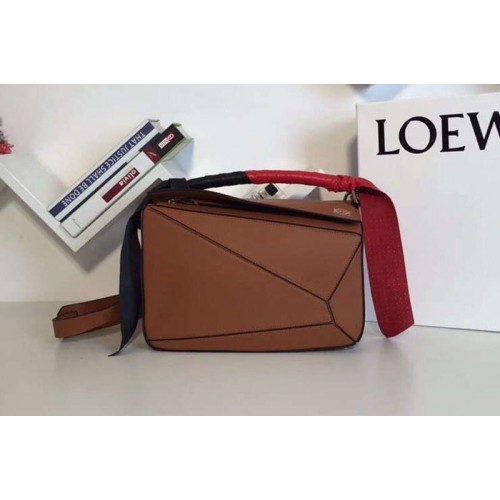 Loewe Puzzle Bags Original Calf Leather Brown Loewe Puzzle Bags Original Calf Leather Brown