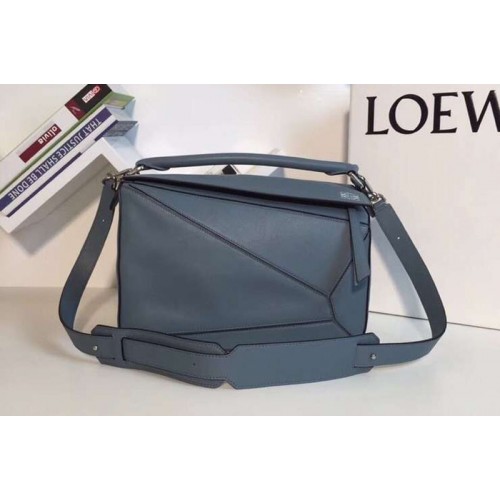 Loewe Puzzle Bags Original Calf Leather Blue