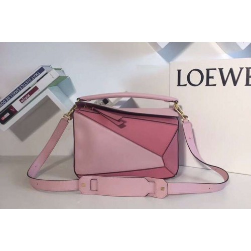 Loewe Puzzle Bags Original Calf Leather Pink Light Pink