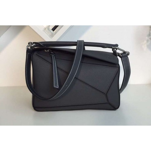 Loewe Puzzle Small Bags Original Calf Leather Dark Grey Loewe Puzzle Small Bags Original Calf Leather Dark Grey