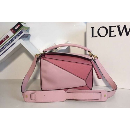 Loewe Puzzle Small Bags Original Calf Leather Light Pink Pink Loewe Puzzle Small Bags Original Calf Leather Light Pink Pink