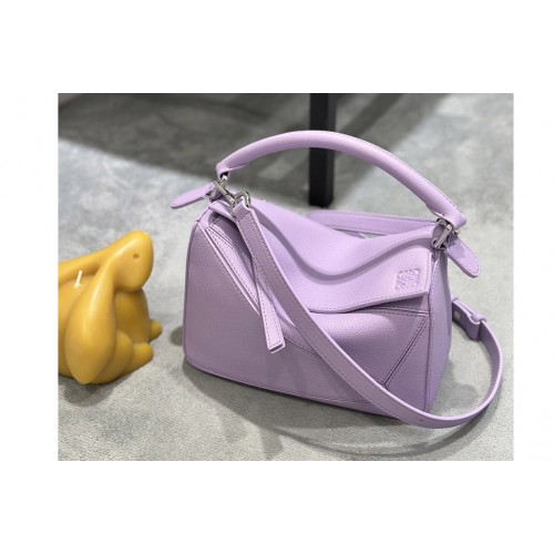 Loewe Small Puzzle bag in Purple classic calfskin