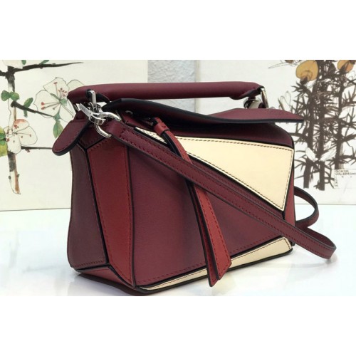 Loewe Mini Puzzle bag in Multicolor classic calfskin