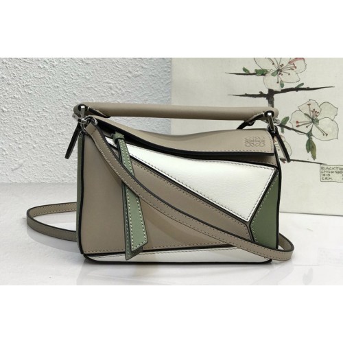 Loewe Mini Puzzle bag in Multicolor classic calfskin