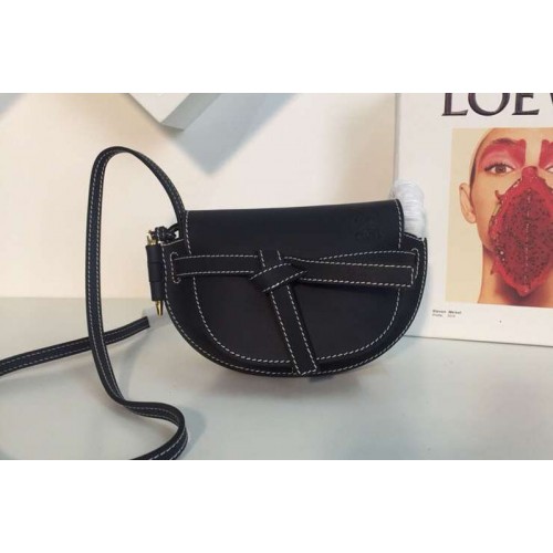 Loewe Mini Gate Bags Original Soft Calf Leather Black