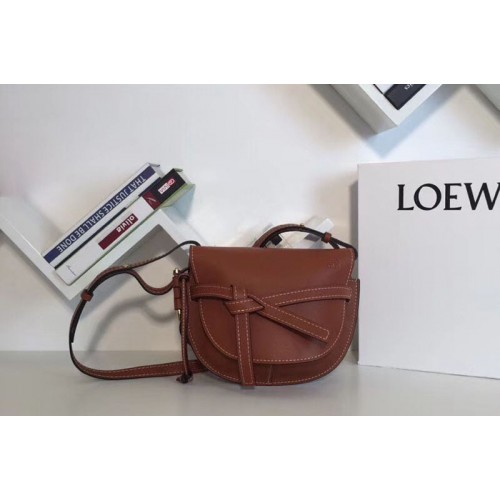 Loewe Gate Small Bags Original Leather Brown Loewe Gate Small Bags Original Leather Brown