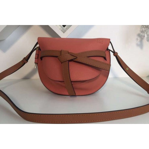 Loewe Gate Small Bags Original Soft Calf Leather Pink Loewe Gate Small Bags Original Soft Calf Leather Pink