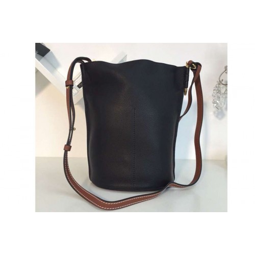 Loewe Gate Bucket Bags Soft Grained Calf Leather Black Loewe Gate Bucket Bags Soft Grained Calf Leather Black