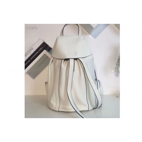 Loewe Rucksack Small Backpack bags Original Leather White Loewe Rucksack Small Backpack bags Original Leather White