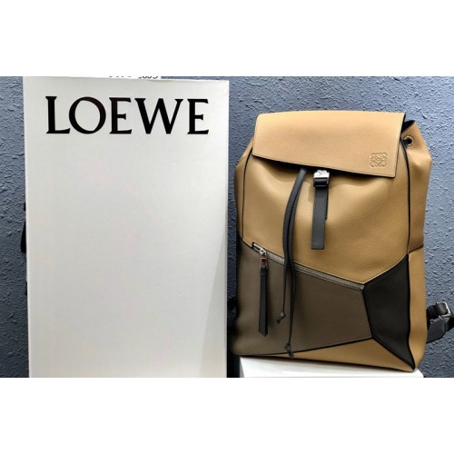 Loewe Puzzle Backpack in Multicolor Leather Loewe Puzzle Backpack in Multicolor Leather