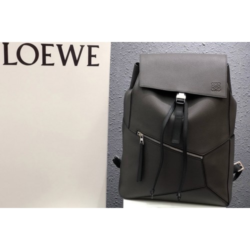 Loewe Puzzle Backpack in Coffee Leather