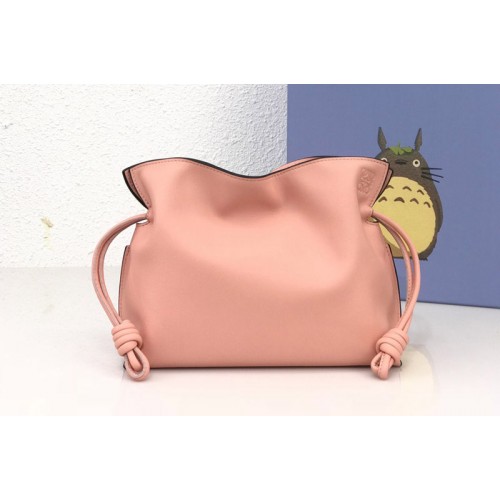 Loewe Mini Flamenco clutch in Pink nappa calfskin