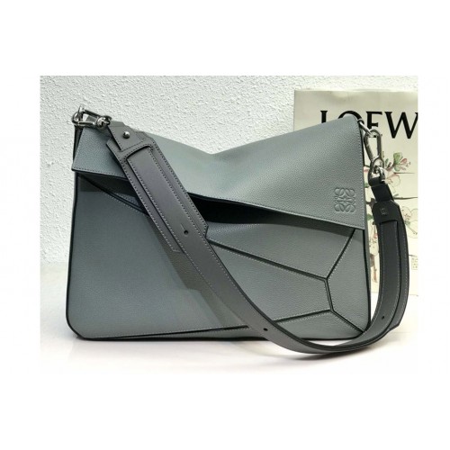 Loewe Puzzle messenger bag in Grey Leather Loewe Puzzle messenger bag in Grey Leather