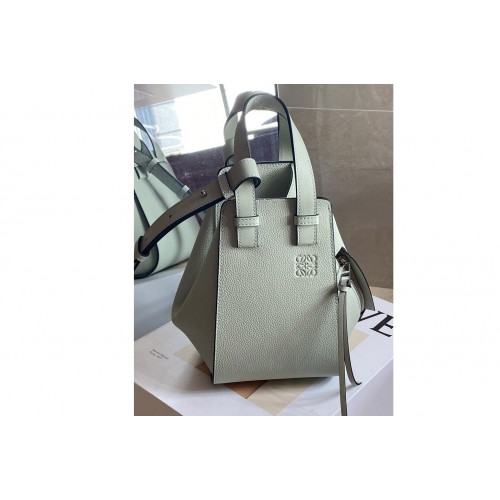 Loewe Hammock compact bag in Lime Green classic calfskin