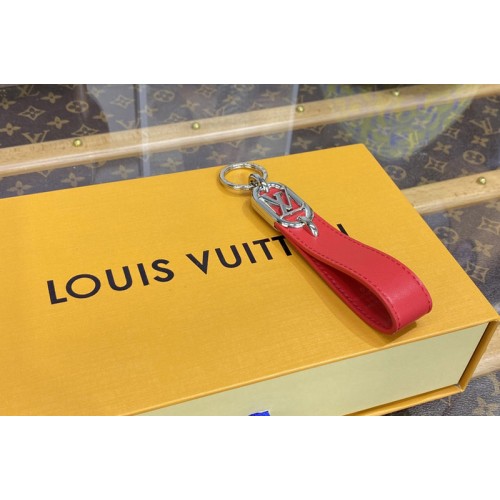 Louis Vuitton M00826 Link Dragonne Key holder in Red leather