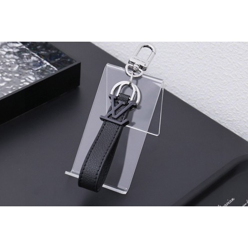 Louis Vuitton M01194 Aerogram Key Holder and Bag Charm in Black Louis Vuitton M01194 Aerogram Key Holder and Bag Charm in Black