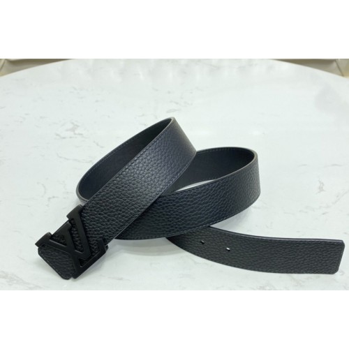 Louis Vuitton M0226V Optic 40mm reversible belt in Black Calf leather With Black Buckle Louis Vuitton M0226V Optic 40mm reversible belt in Black Calf leather With Black Buckle